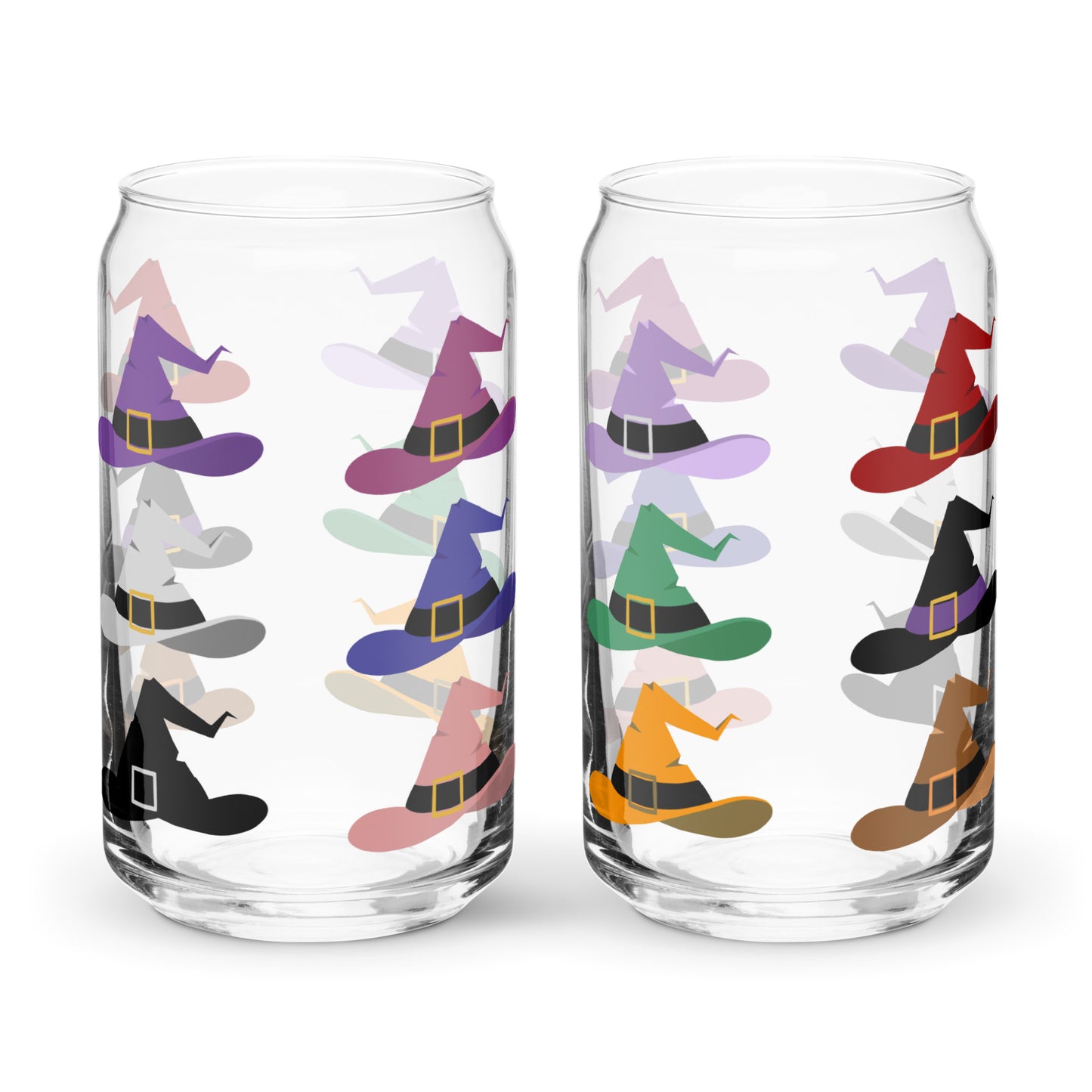 Witch Hats 16 oz. Glass