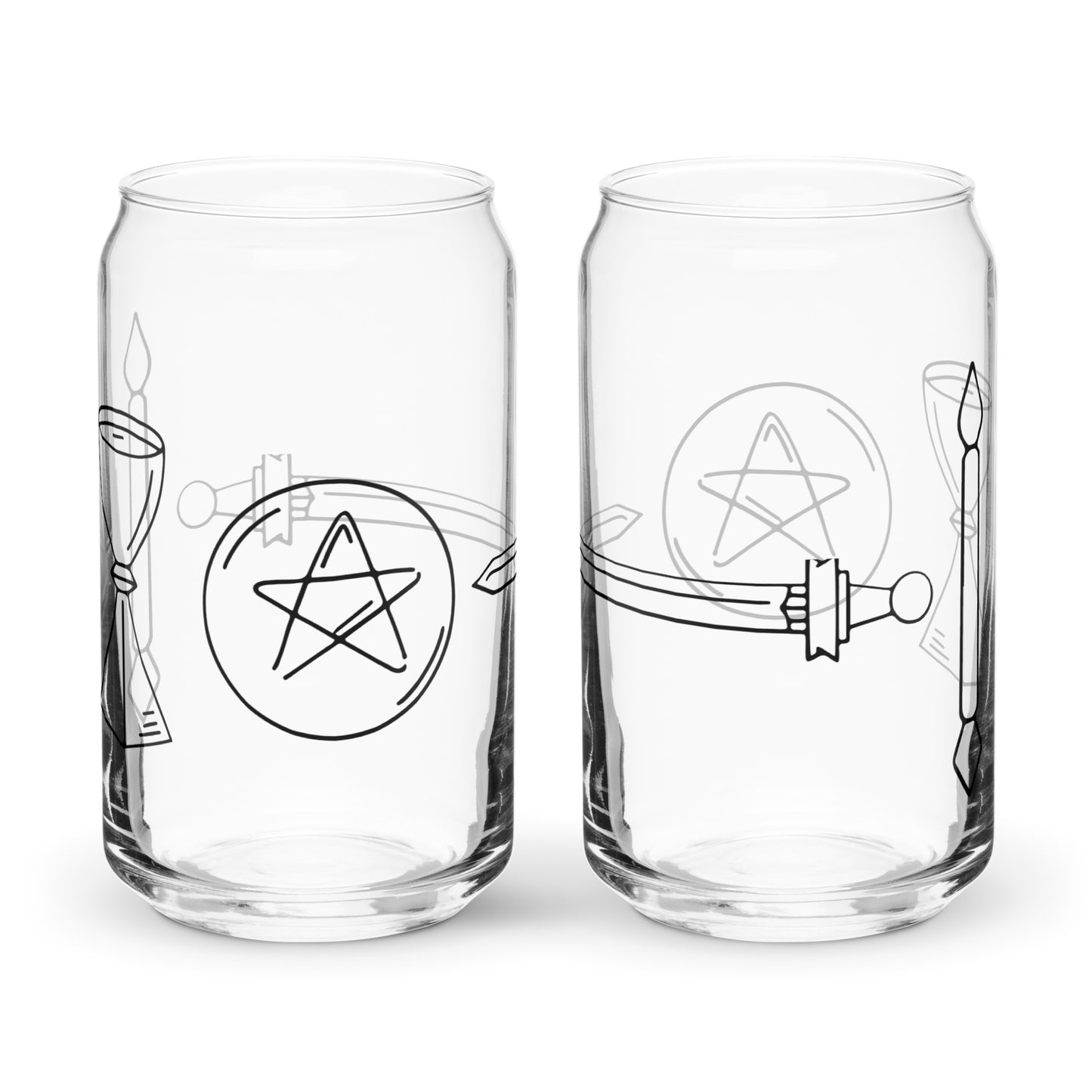 Tarot Suites 16 oz. Glass