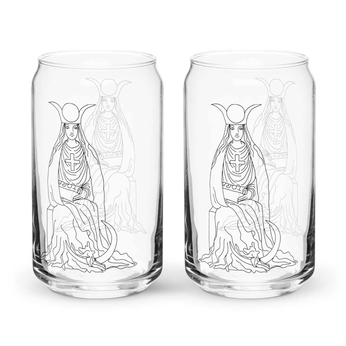 The High Priestess 16. oz Glass