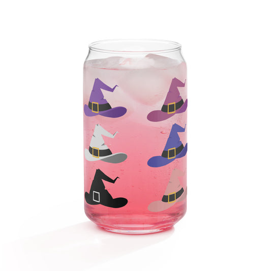 Witch Hats 16 oz. Glass